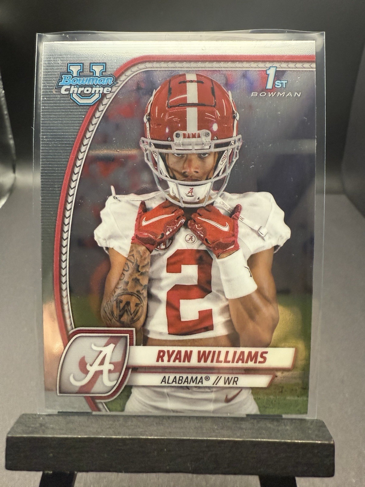 2024 Bowman U Chrome Ryan Williams RC #53 Alabama Crimson Tide 1st Bowman Card
