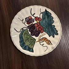 Blue Ridge Southern Potteries Fruit Luncheon Plate 9.25”