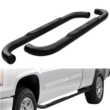 Running Boards For 1999-2018 Silverado/Sierra 1500 Regular Cab 3" Step Bars