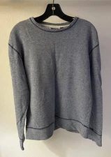 JUNGMAVEN Sweatshirt Blue Hemp Pullover Size SMALL made-in-USA shirt Women's