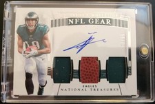 2019 National Treasures J.J. Arcega-Whiteside NFL GEAR Auto Mint 37/99!!!