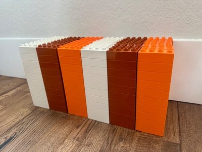 LEGO DUPLO Multicolor 2X4 Building Blocks Lot of 30 Genuine Replacement Pieces