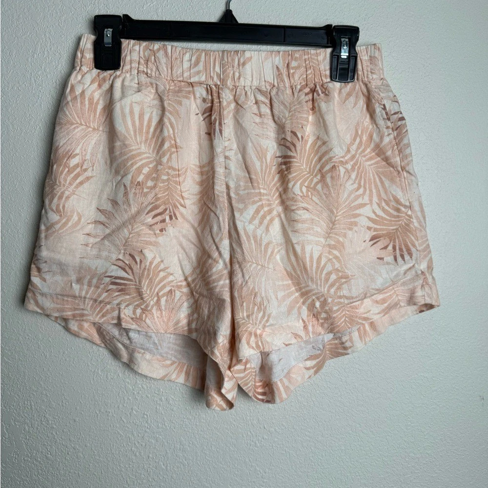 Faherty Women Size Small Paradise Cove Peach Palms Linen Shorts New
Opens in a new window or tab