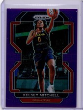 2022 Panini Prizm WNBA Kelsey Mitchell #58 Purple Prizm /99 Indiana Fever