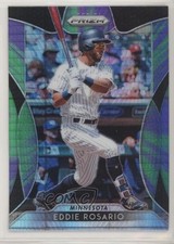 2019 Panini Prizm Purple & Green Hyper Prizm Eddie Rosario #55 11pj
