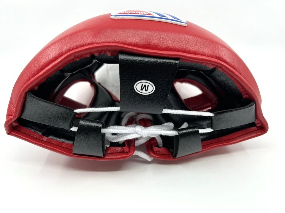 Winning Boxing Head Gear Face Guard Type FG-2900 Size M Red from Japan - Image 3 of 4