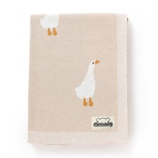 Baby Blanket Knit Receiving Boys Girls Blanket Soft Cotton Neutral Blanke for...
