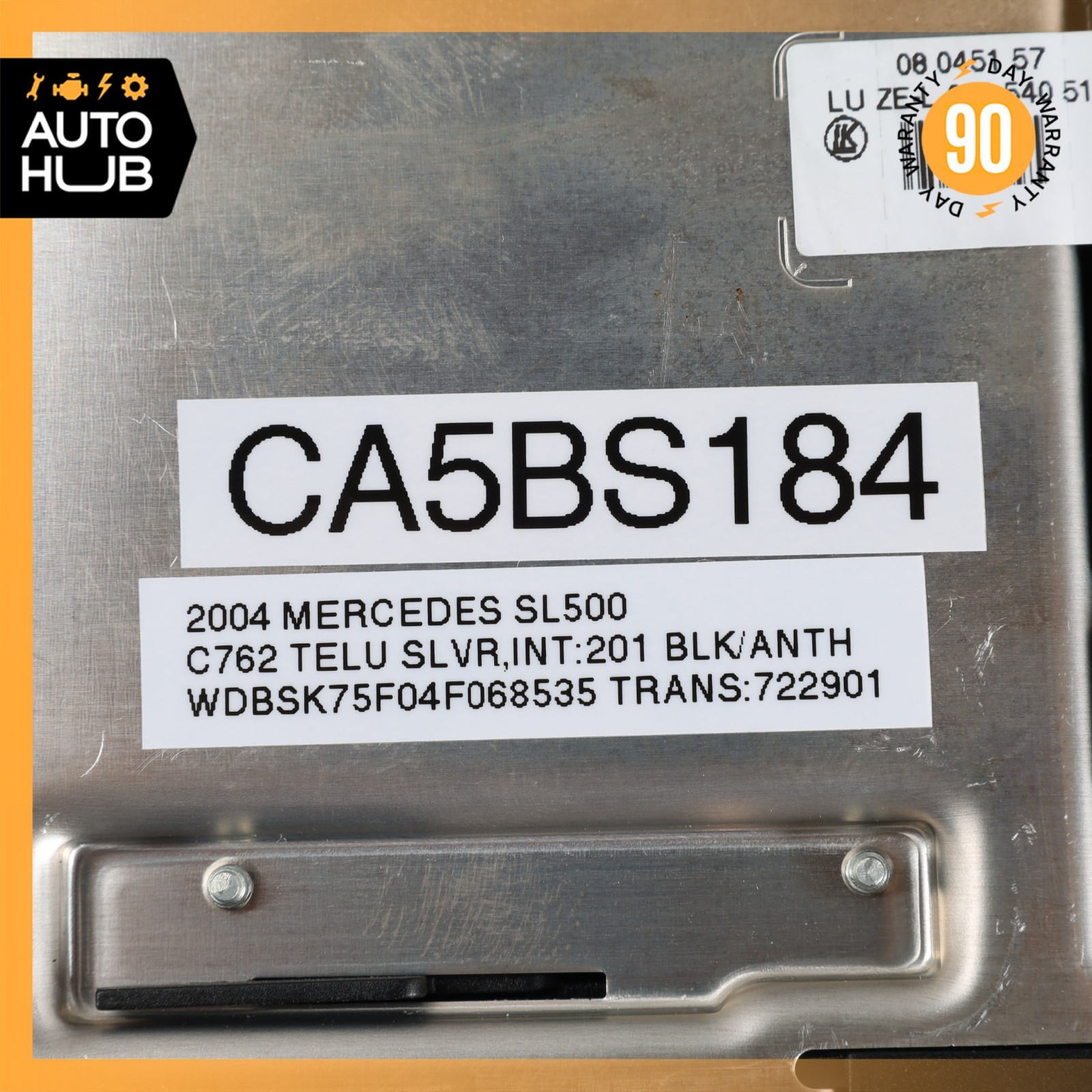 03-12 Mercedes R230 SL500 SL55 AMG Front Left SAM Fuse Box Control Module OEM