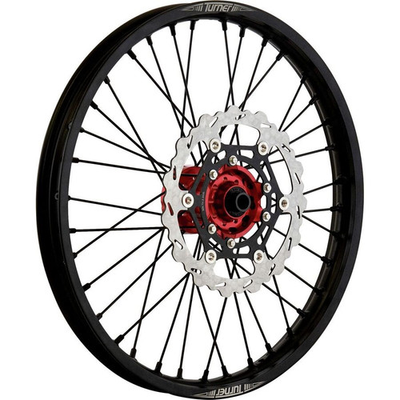 #ad #ad Turner Performance Products Titan Complete Front Wheel Red Hub Black Rim $359.99