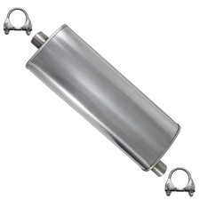 Stainless Steel Exhaust Muffler Fits 2002-2004 Jeep Grand Cherokee 4.0l 4.7l