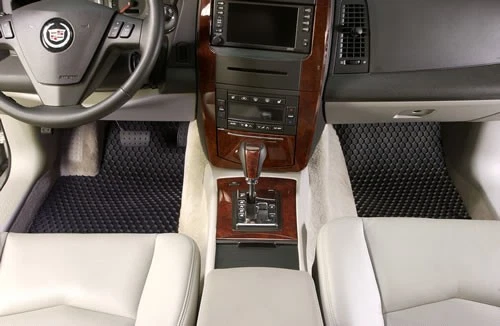 Alfombrillas de goma personalizadas HexoMat de 2 piezas de primera fila para Lincoln - Hechas en EE. UU. Foto 2 de 4