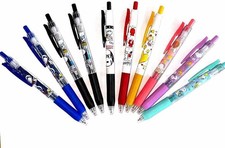 ZEBRA SARASA Clip 0.5mm Snoopy Limited Gel Ink Pen Set 10pcs Japan