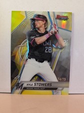 2025 Bowman's Best Kyle Stowers Yellow Refractor /75 Marlins #9
