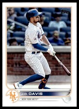 2022 Topps Series one J.D. Davis New York Mets #375