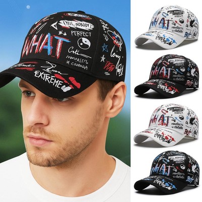 HATS SNAPBACK BASEBALL GRAFFITI CAP Adjustable Adults M3P9