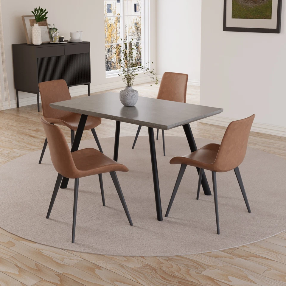 Table and chair set, dining table and 4 chairs, kitchen/dining furniture - Image 2 of 4