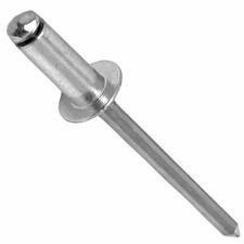 All Steel Pop Rivets 3/16" x 1/4" Dome Head Blind 6-4 Quantity 1000
