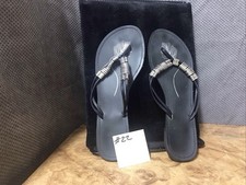 BLACK PAIR OF FLIP FLOPS 22
