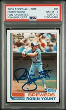 Robin Yount Cards, Rookie Cards and Autographed Memorabilia Guide 50