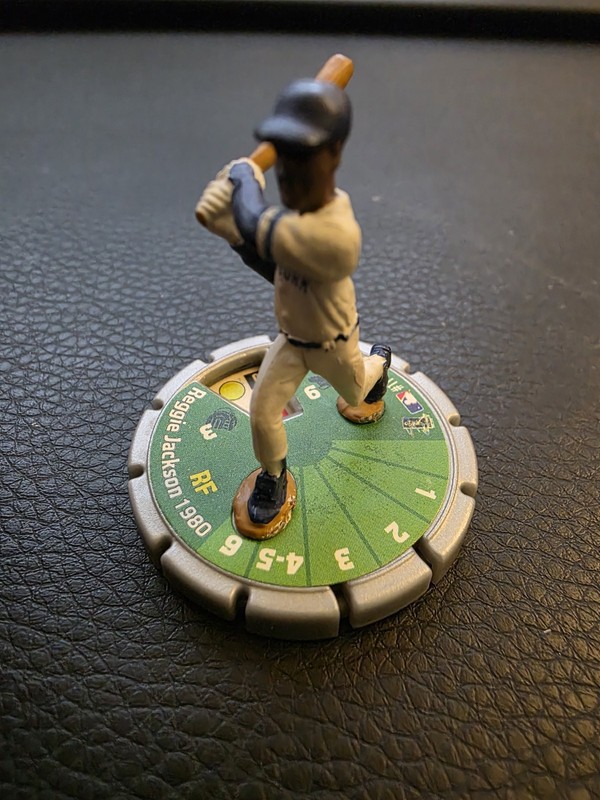 MLB SportsClix – Reggie Jackson 1980 – Silver Base – WizKids Miniature RARE