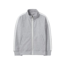 Hanna Andersson Gray Track Suit Jacket In French Terry. Size 4
