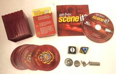 2005 Scene It Harry Potter Replacement Pieces Parts DVD, Tokens, Cards Dice Nice