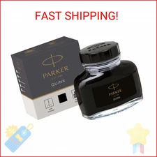Parker Quink Ink Bottle, Black, 57 ml (1950375)