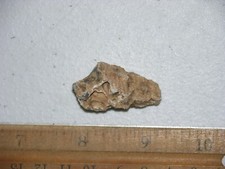 Hand axe early man paleolithic acheulean chopper blade tool Africa 1 inch X28