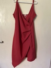 homecoming Burgundy Dress, size M, Stretchy, knee length