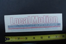 Local Motion Surfboards Red White Blue USA OG V50A Vintage Surfing STICKER DECAL