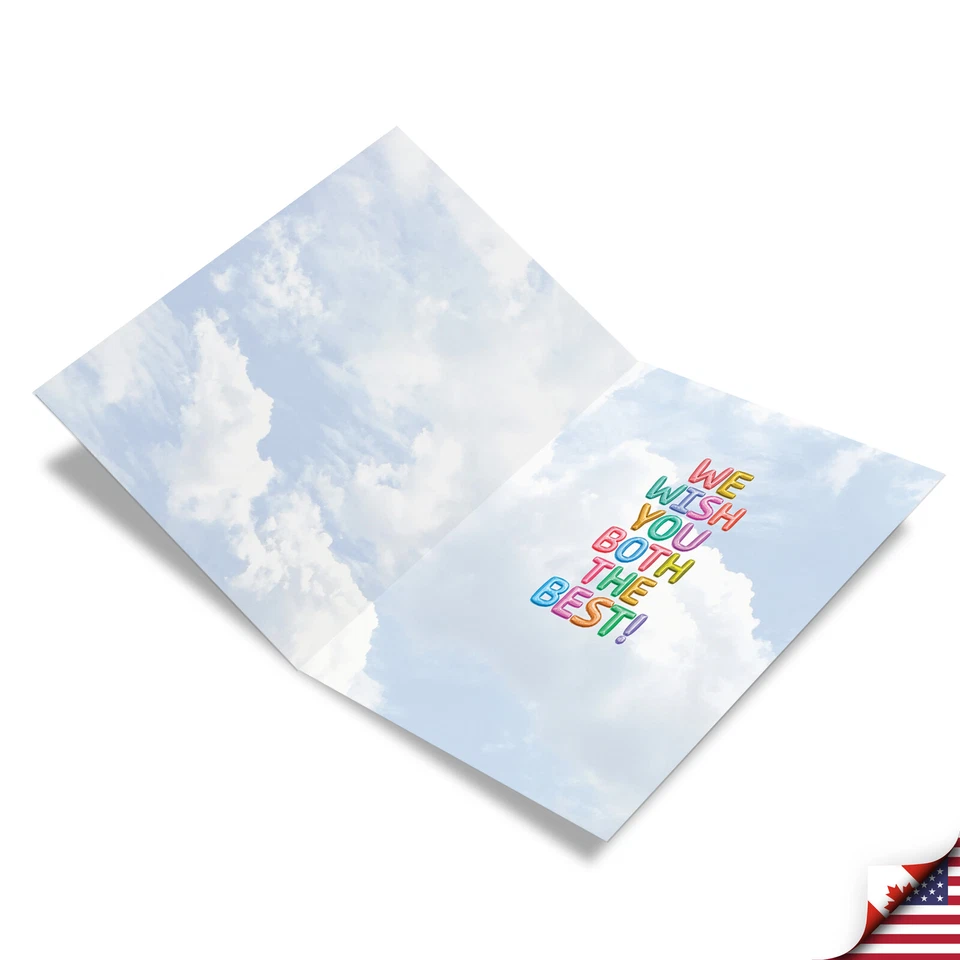 Tarjeta de compromiso (8,5 x 11 pulgadas) - Mensajes inflados J5651MENG-US Foto 3 de 4