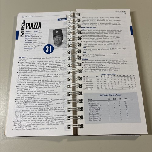 Guida multimediale vintage 1993 LOS ANGELS DODGERS Mike Piazza - Foto 4 di 6