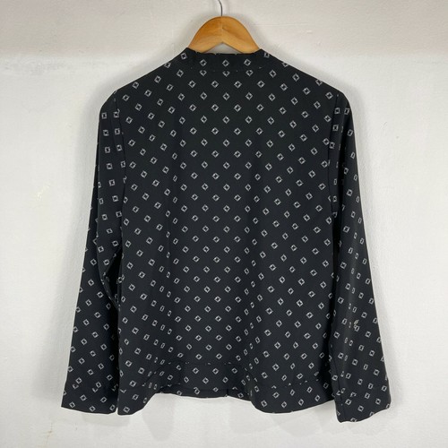 Jeanswest Jacket Womens 10 Black Long Sleeve Open Front 217.26 - Picture 3 of 6