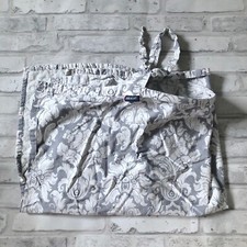 BEBE AU LAIT  Nursing Cover Cotton Chateau Silver Design Gray White Adjustable