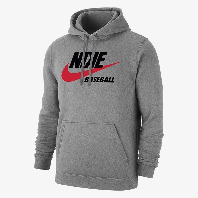 NEW Nike Menu0026#039;s Size L Baseball Club Fleece Crewneck Sweatshirt Heather  Gray NWT | eBay
