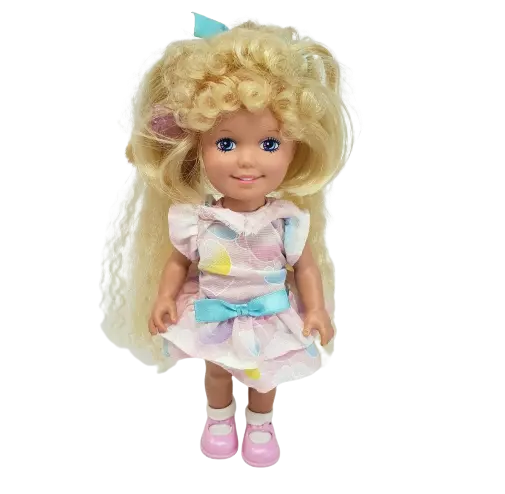 VINTAGE 1987 PLAYSKOOL DOLLY SURPRISE DOLL BLONDE HAIR REALLY