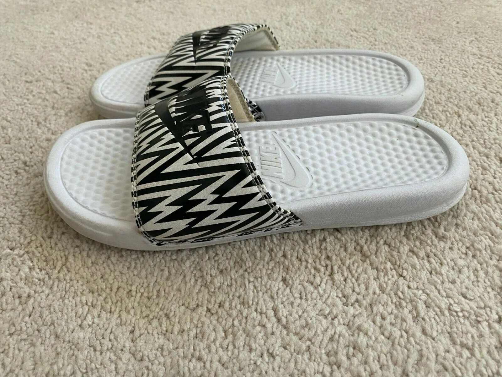 Nike Benassi JDI Print sandali donna slide ciabatte scarpe casa taglia 8