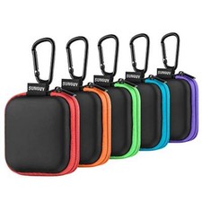  5-Pack Earbud Case, Portable EVA Small Earbuds Carrying Case Storage Bag