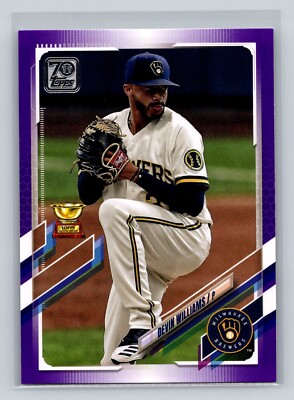 2021 Topps Series 2 All-Star Rookie Cup Purple Meijer #485 Devin Williams