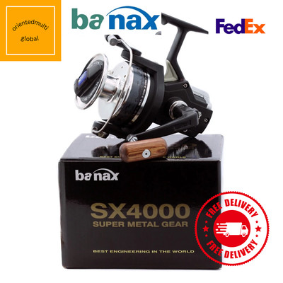 SX4000 Banax SX Spinn Angelrolle Salz/Süßwasser Edelstahllager