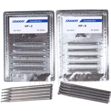 HP Round Dental Lab Tungsten Carbide Burs For Straight Handpiece Low Speed