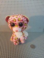 Ty Beanie Boos 6” Lainey Leopard Stuffed Animal Plush Toy 