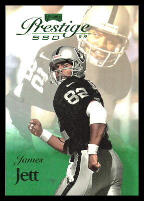 1999 Playoff Prestige SSD James Jett #B097 SN Oakland Raiders 4D