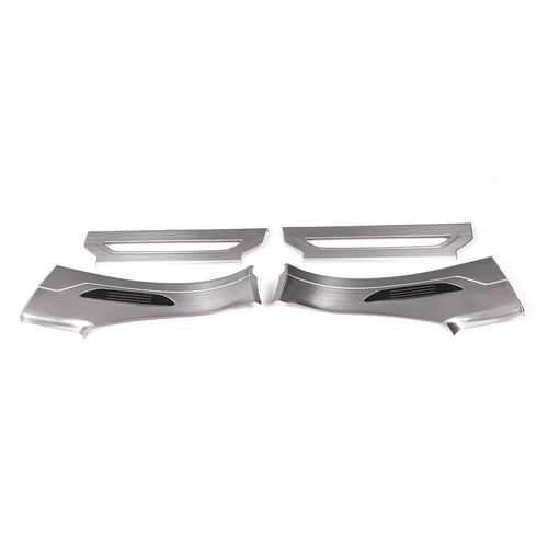 Steel Door Sill Scuff Plate Guard Cover For Land Rover Range Rover Velar 2017-19 - Picture 6 of 8