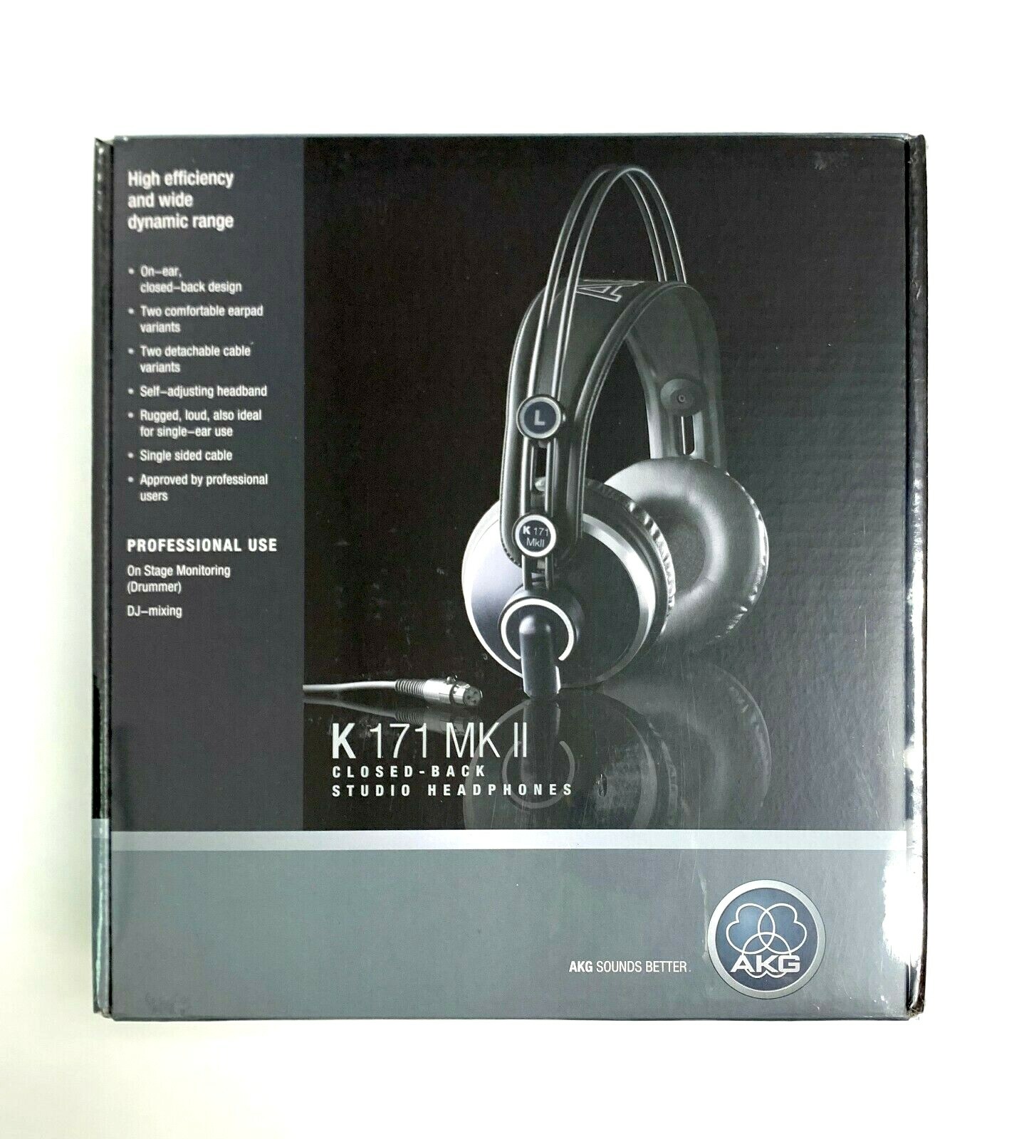 AKG K 171 MK ll Headband Headphones - Black for sale online | eBay