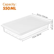 Transparent Bacon Saver Bacon Saver Produce Saver Box Clear Meat Saver Container