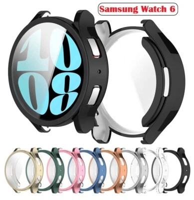 For Samsung Galaxy Watch 6 40mm / 44mm TPU Case Protector Screen Cover