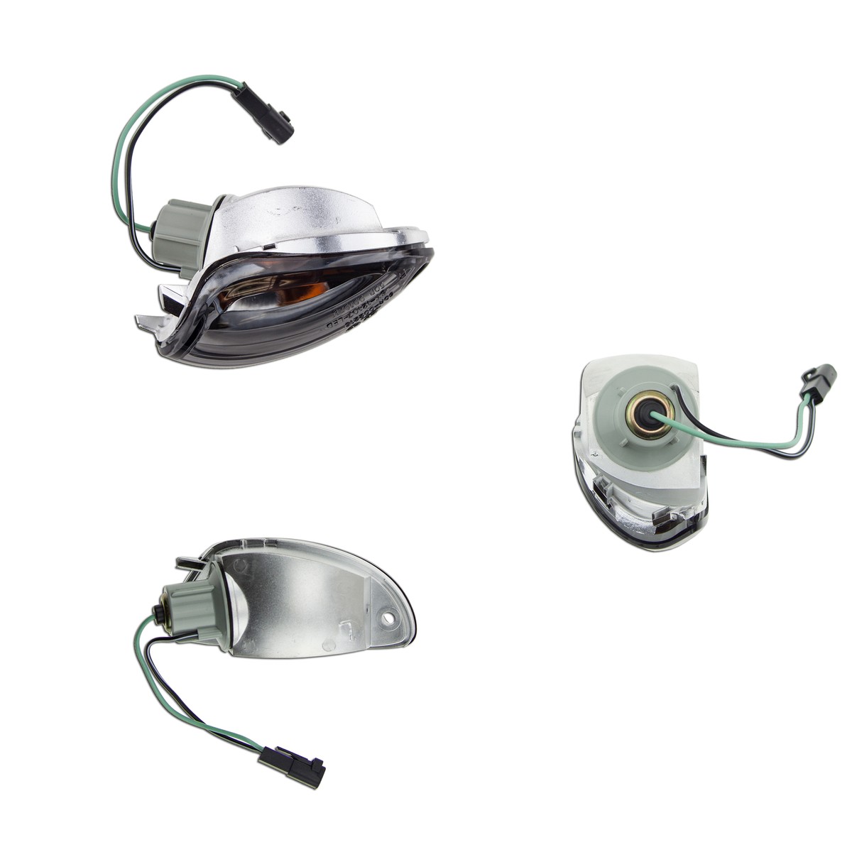 とんトン Smoke Front Mirror Turn Signal For Suzuki GSXR Euro Light 600 750