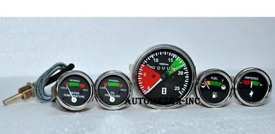For Massey Ferguson Tractor - Tachometer Temp Oil Pressure AMP Fuel Gauge