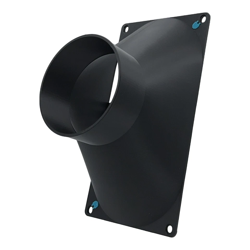 Dual 120mm to 4 Inch Max Fan Duct Intake Exhaust Silencer ASIC Crypto Antminer - Image 2 of 2